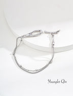 Dual-Tone Multi-Strand Bracelet