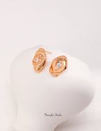Molten Stud Earrings