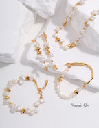 Baroque Pearl Dangle Earrings