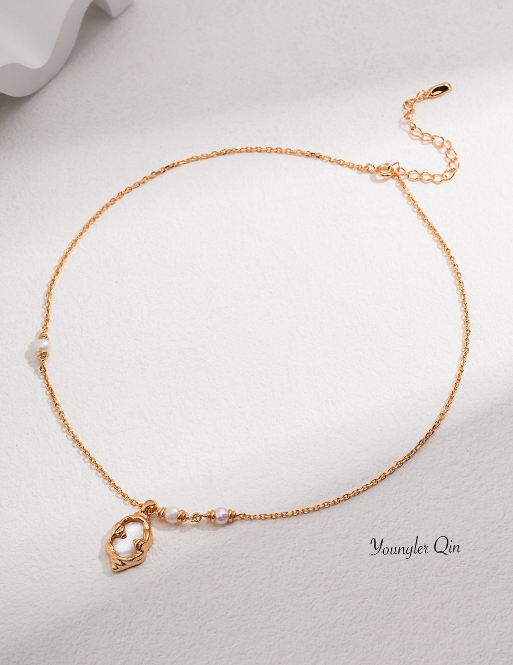 Lava Flow Pearl Necklace