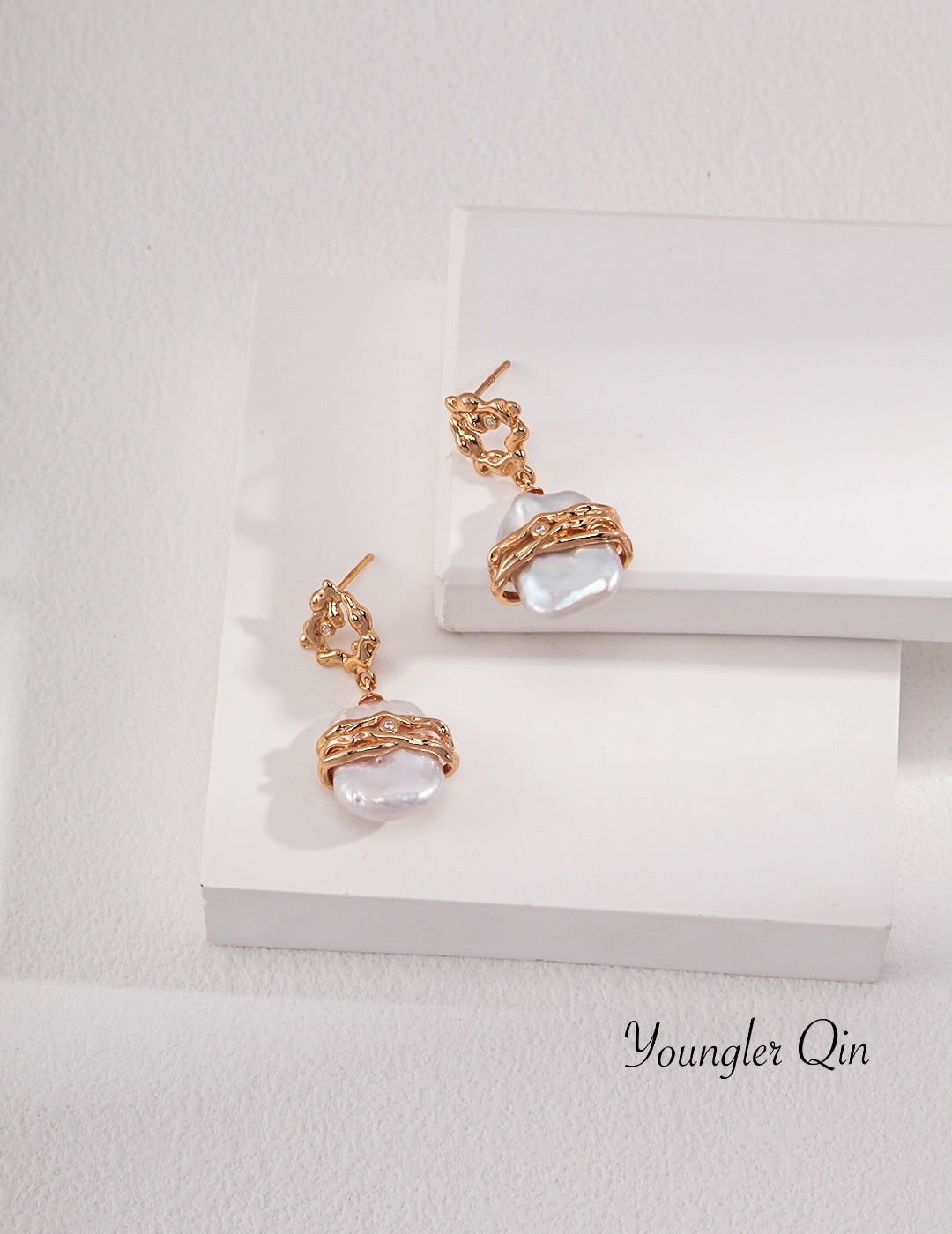 Baroque Pearl Drop Earrings