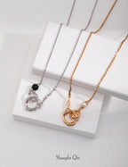 Interlocking Ripple Necklace