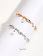 Silken Muse Gold Pearl Bracelet