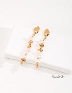 Baroque Pearl Dangle Earrings
