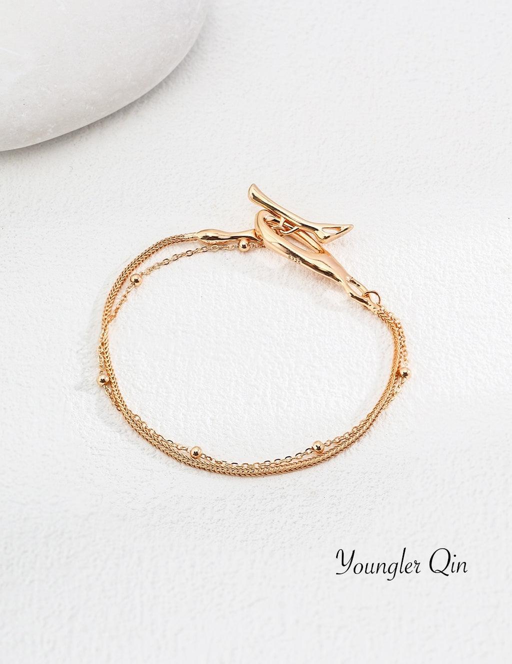 Dual-Tone Multi-Strand Bracelet