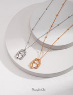 Ripple Orbit Sculptural Necklace