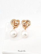 Baroque Snake Pearl Earrings