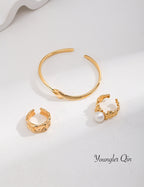 Ripple Open Ring